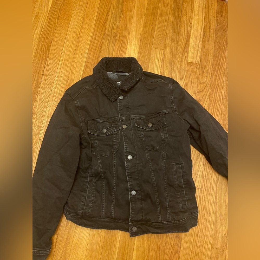 Hollister black jacket